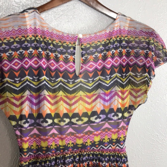 Weston Wear #152 Mesh Boho A Line Dress - Picture 7 of 7